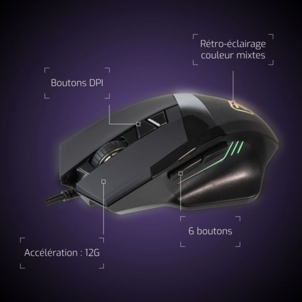 Souris Gamer Filaire ONLAN SO-3