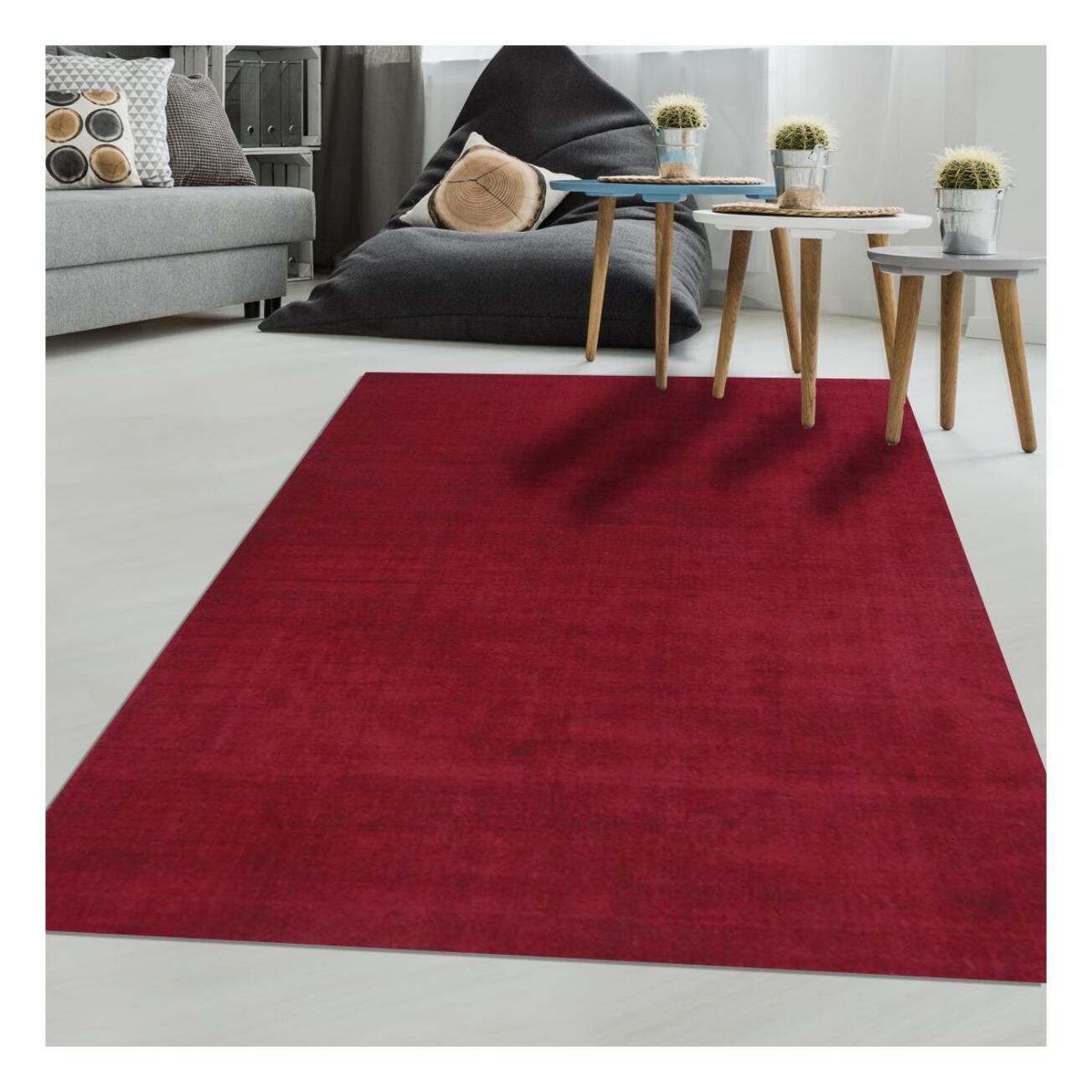 Tapis salon et chambre fait main motif uni DUDU