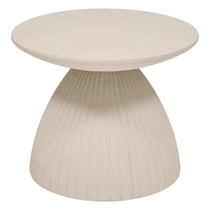 Table basse Fylis argile 50x50cm