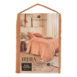 Parure de lit Irhia 240x220cm terracotta