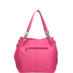 Borsa a mano da donna Made in Italy - Modello Ereba - 100% pelle - 38.0 x 30.0 x 12.0 cm