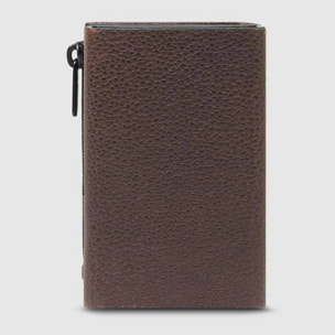 Piquadro Portafoglio compatto con portacarte automatico, porta monete e protezione RFID