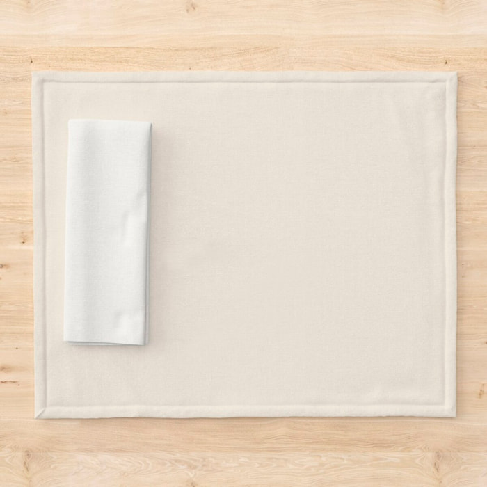 Mantel antimanchas INDIV. DELFOS HUESO (2 ud.)