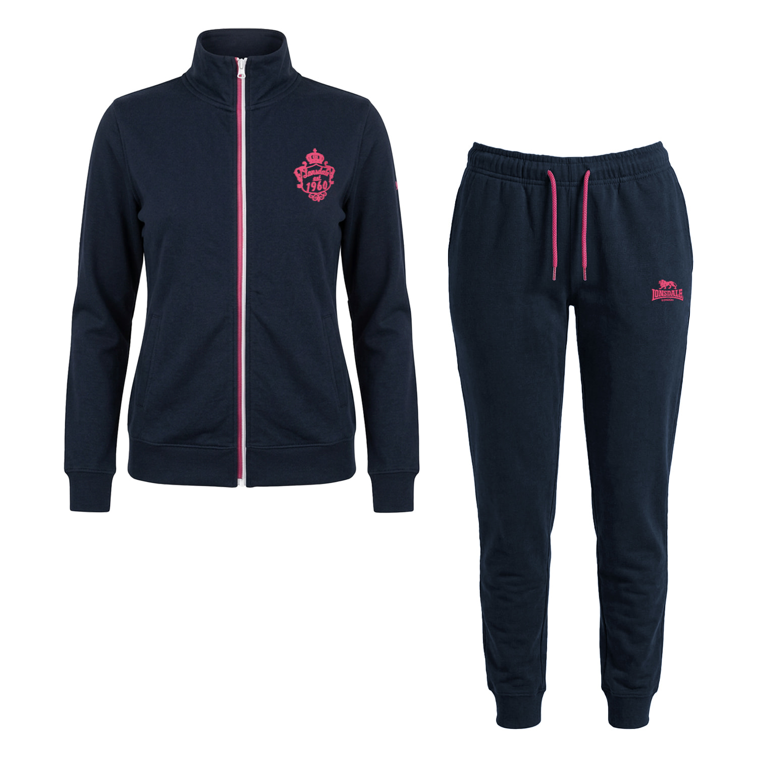 Tuta Donna LONSDALE Cotone Primavera Full Zip
