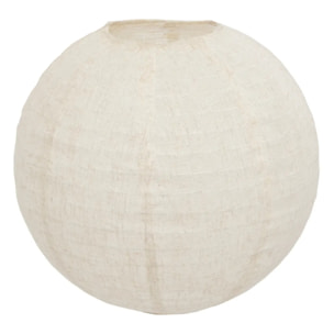 Lanterne boule Jordy en lin D.43cm beige