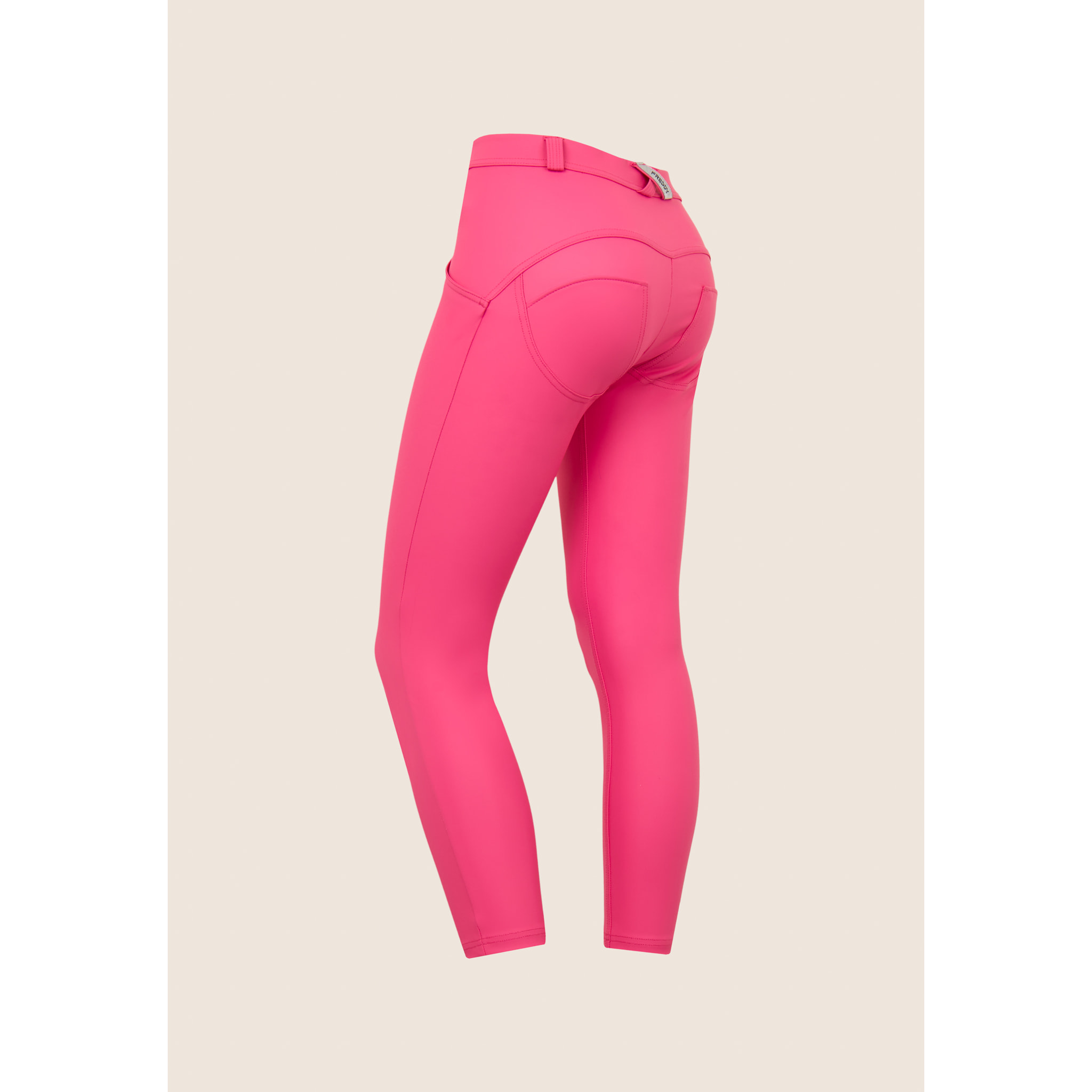 Pantaloni push up WR.UP® 7/8 superskinny similpelle ecologica