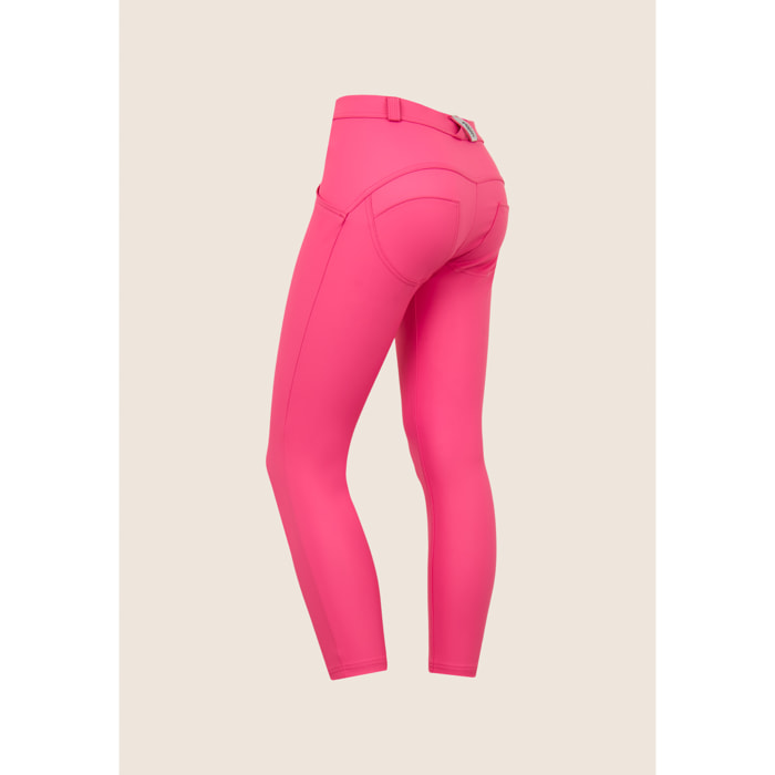 Pantaloni push up WR.UP® 7/8 superskinny similpelle ecologica