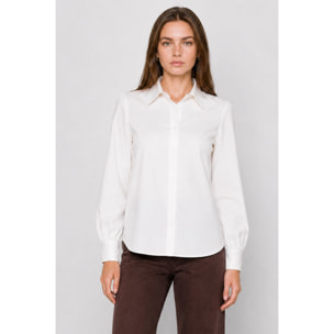 Kocca - Camicia da donna in cotone con colletto e maniche lunghe Donna