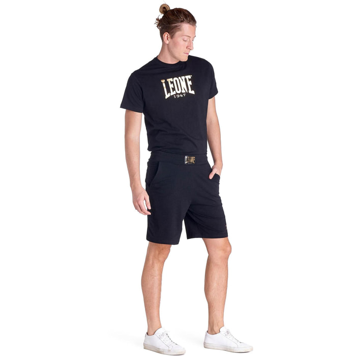 Camiseta de hombre con logo grande DORADO