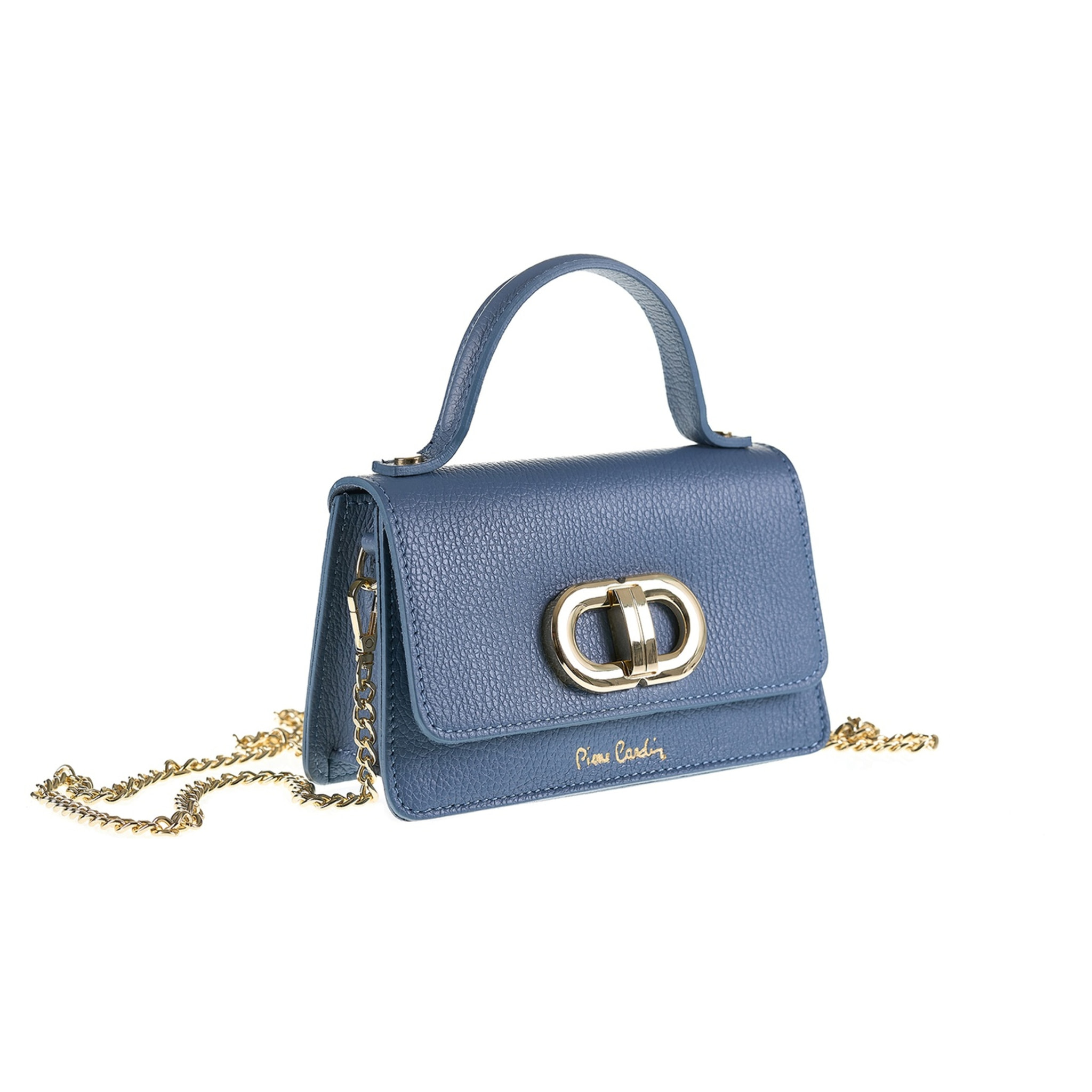 Borsa a mano da donna Made in Italy - Modello Aurélia Nova - 100% pelle - 19.5 x 10.0 x 7.0 cm