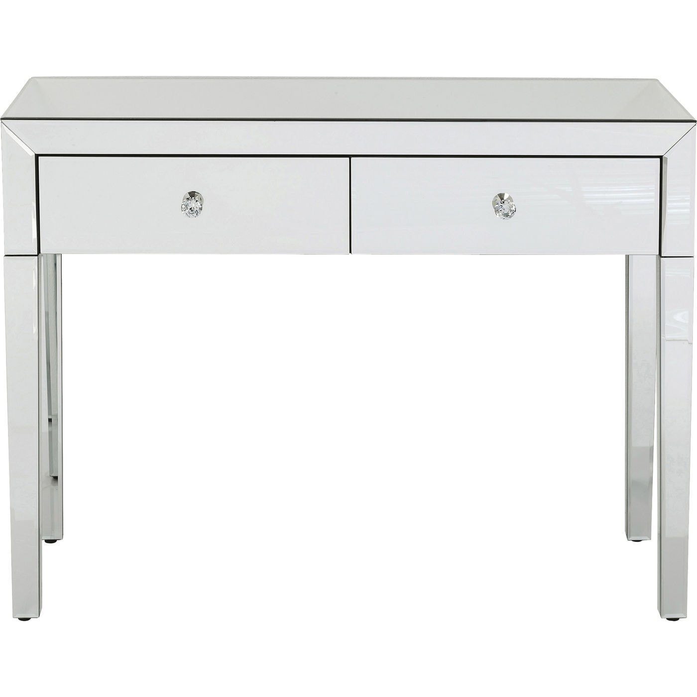 Console Luxury 100x40cm argentée Kare Design