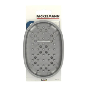 Porte savon en plastique lot de 2, accessoire pratique pour salle de bain dimensions 12,7 x 9 cm Fackelmann Tecno