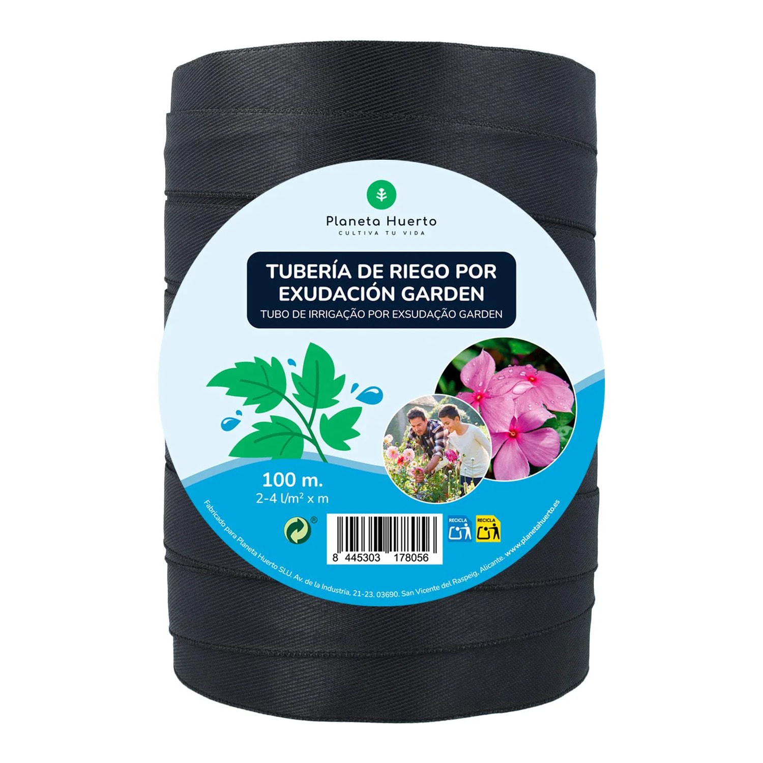 Tubería de Riego por Exudación en Rollo Garden Planeta Huerto 100 m
