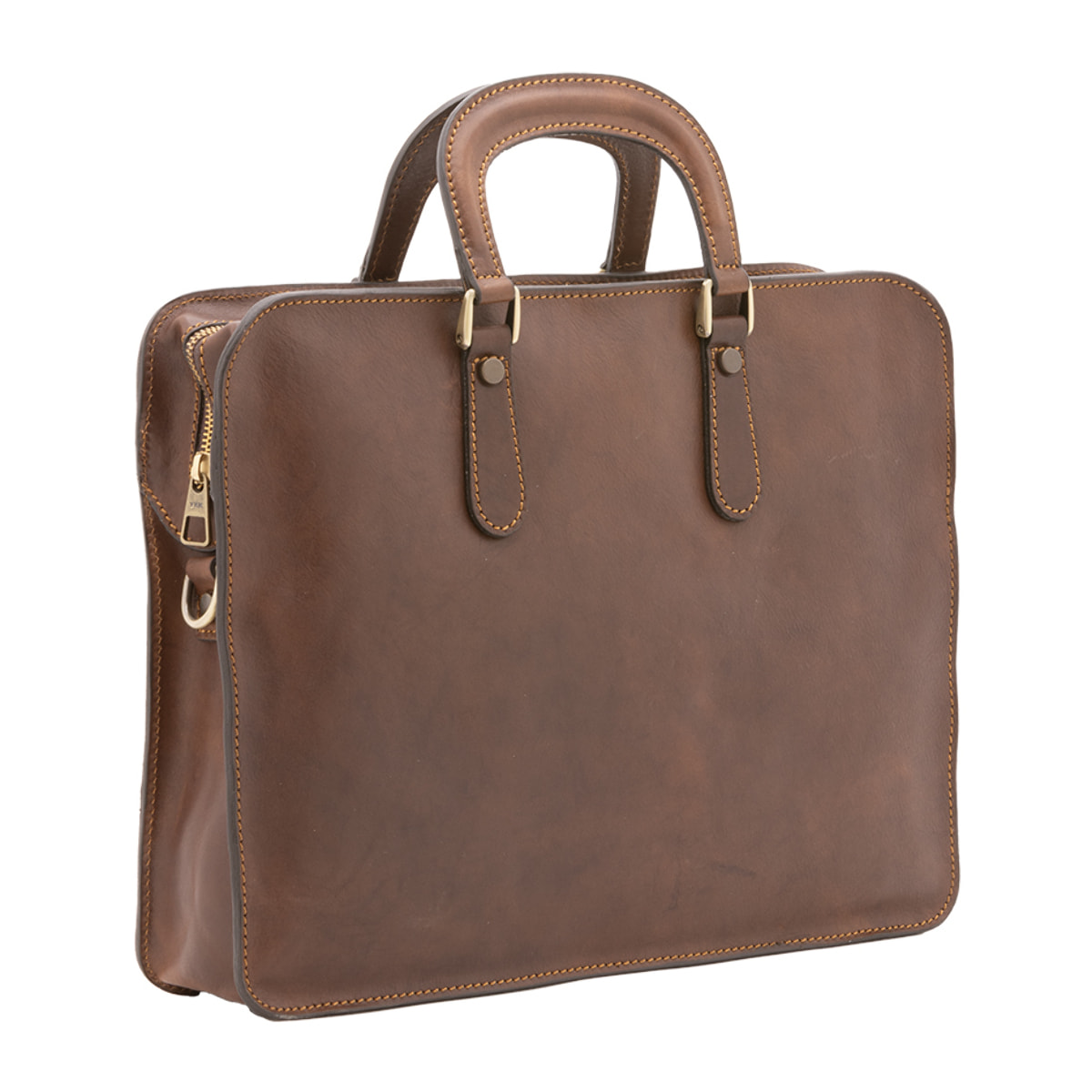 Borsa a mano  unisex In Vera pelle Made in Italy 40x30x8 cm