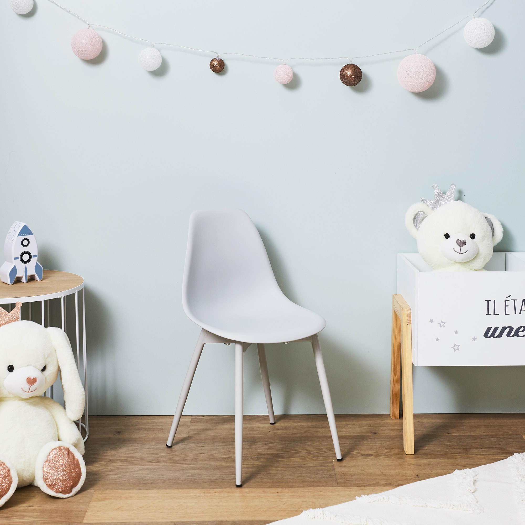 CHAISE ENFANT LINA GRIS