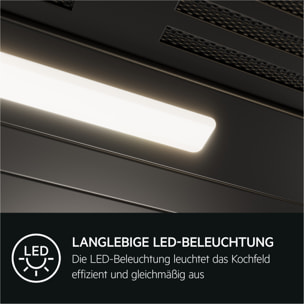 AEG Campana de diseño vertical Serie 7000 SilenceTech de 90 cm GV77D91SB