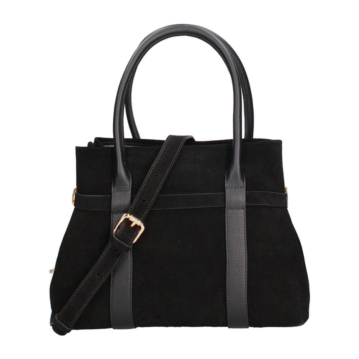 Borsa a mano da donna Made in Italy - Modello Lumina Lux - 100% pelle - 28.0 x 20.0 x 13.0 cm