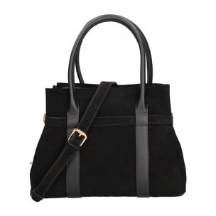 Borsa a mano da donna Made in Italy - Modello Lumina Lux - 100% pelle - 28.0 x 20.0 x 13.0 cm