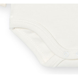 Body bebé manga larga cuello bambula