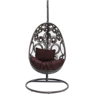 Fauteuil suspendu Ibiza marron Kare Design