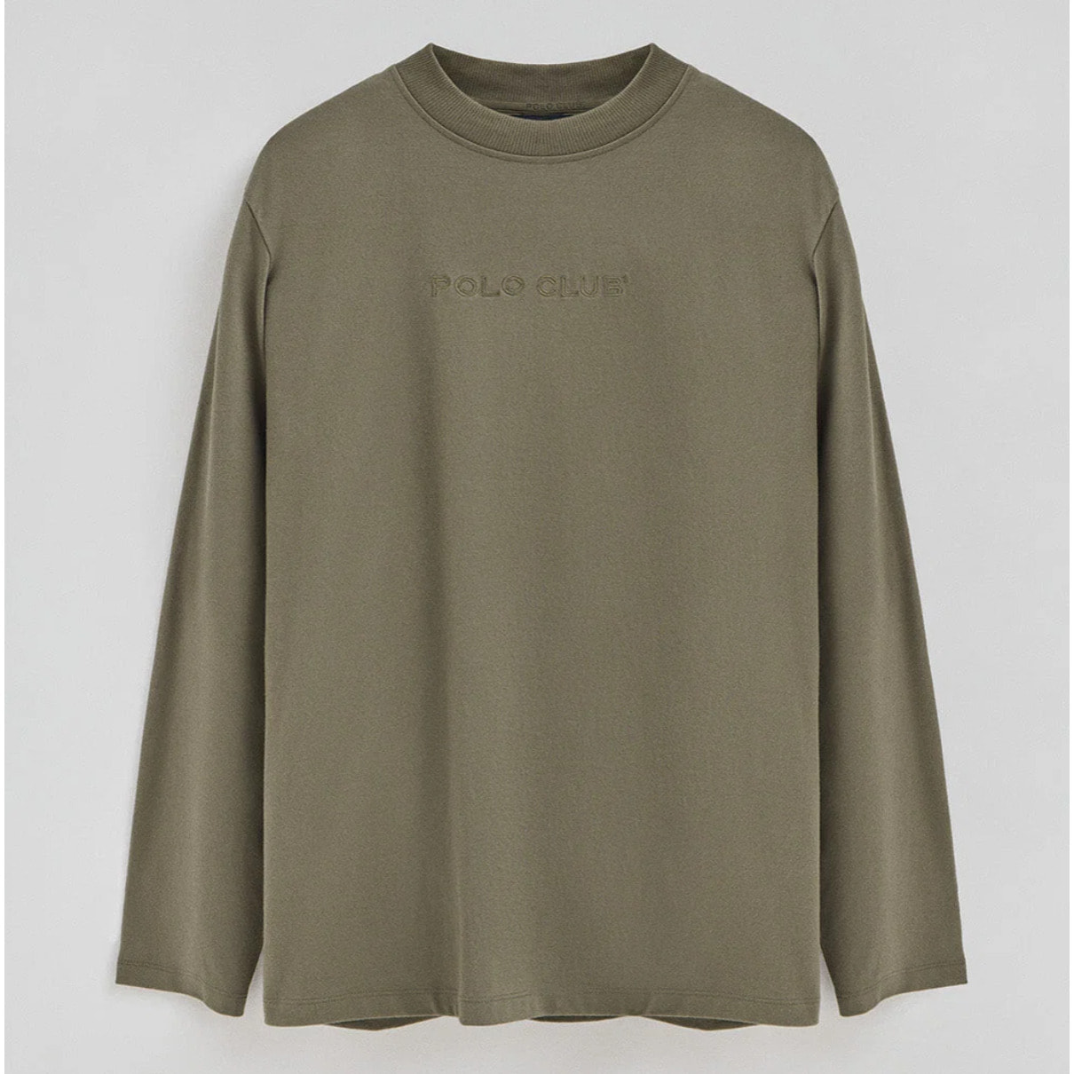 Camiseta Caliope verde militar con logo bordado Polo Club
