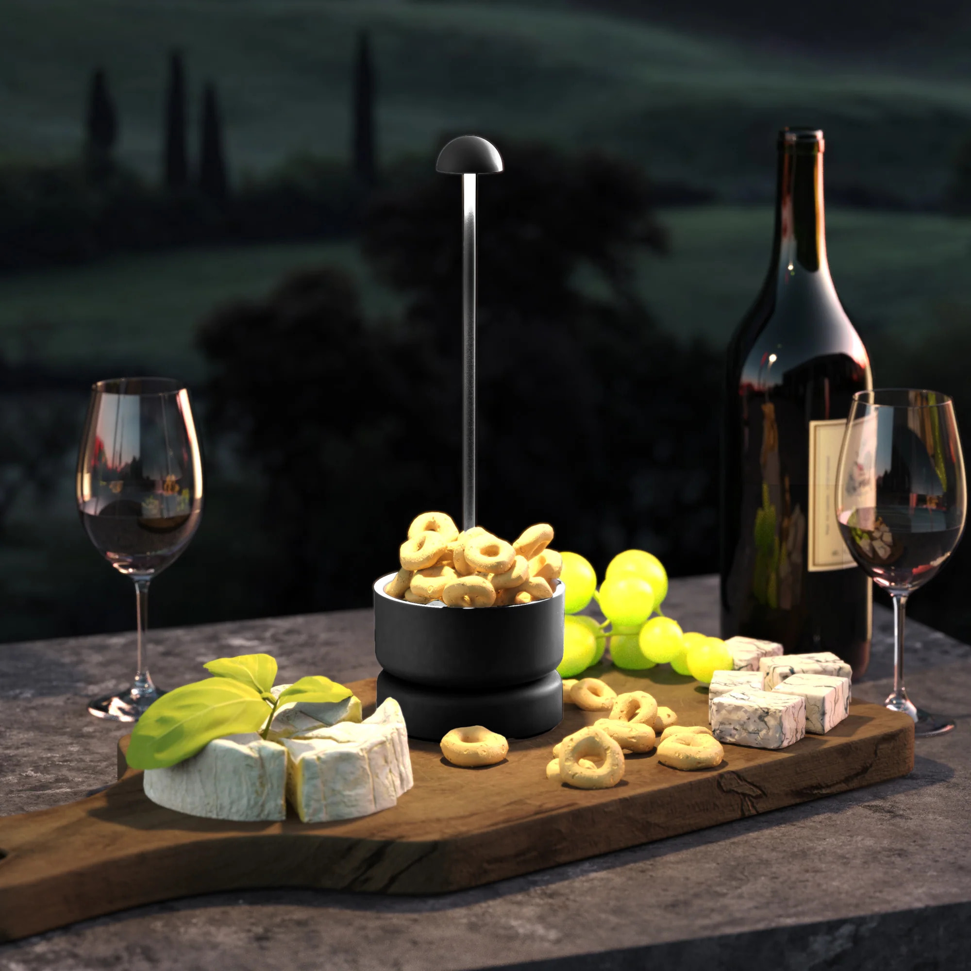 Lampe de table sans fil BASKET H31CM