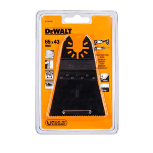 Lame 65 x 43 mm BiM large pour multi-cutter - DEWALT - DT20705-QZ