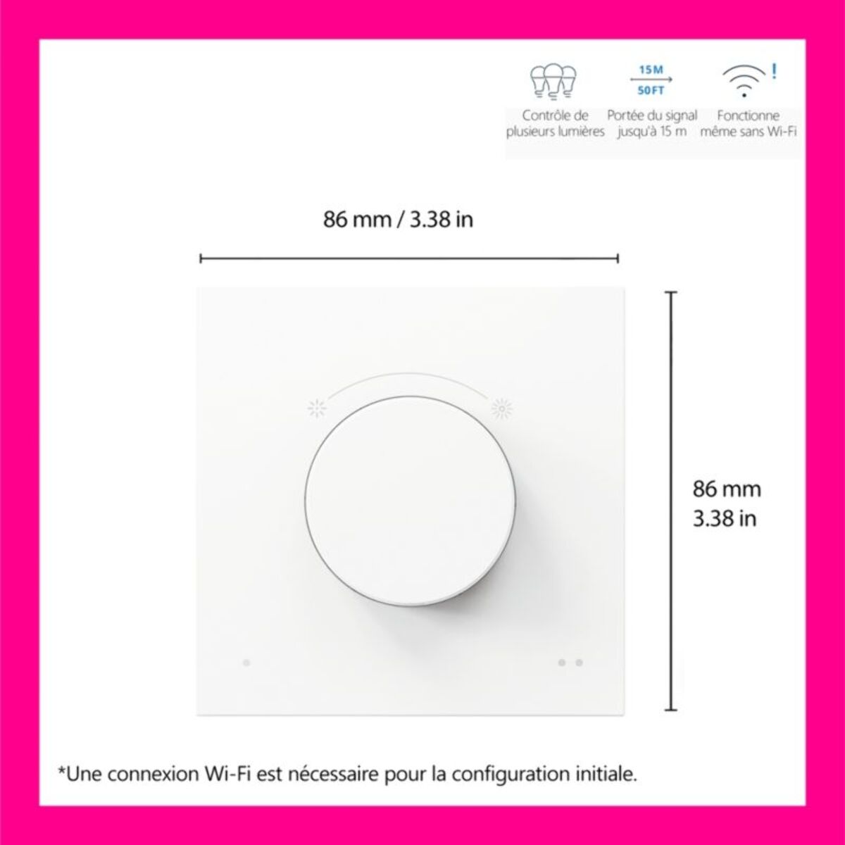 Interrupteur WIZ dial switch