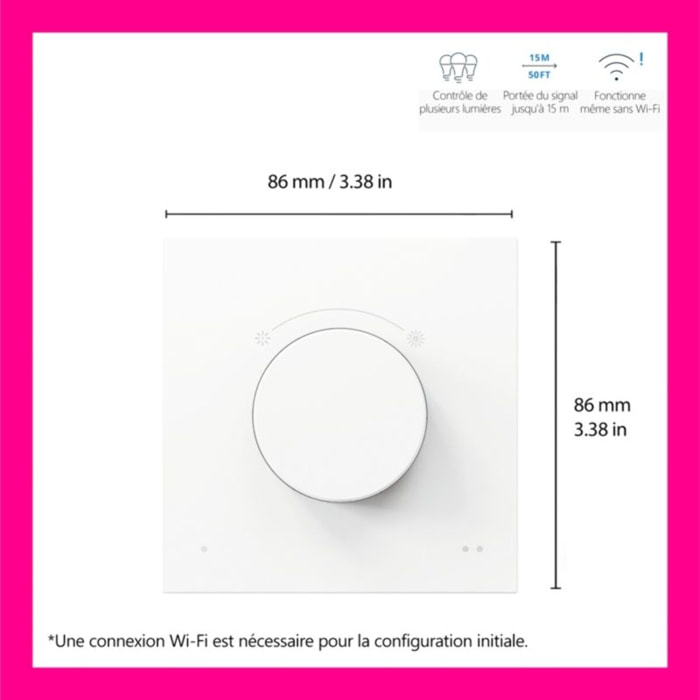 Interrupteur WIZ dial switch