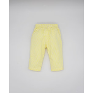 PANTALÓN SEERSUCKER AMARILLO
