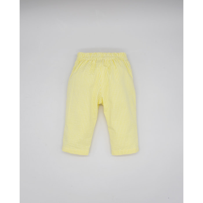 PANTALÓN SEERSUCKER AMARILLO