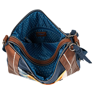 Bolso Bandolera Mujer Skpat Sirmione Azul Marino