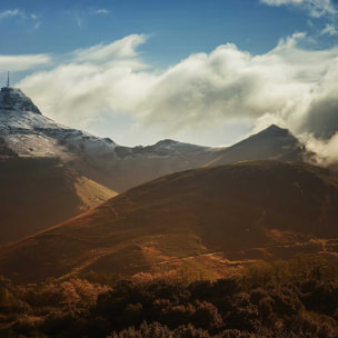 Tableau la rhune au pays basque Tableau alu Dibond