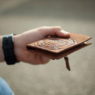 Cartera Hombre Piel Skpat Vintage Marron