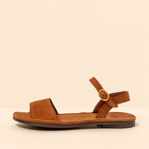 Sandalias N5693 NOBUCK LAVADO CUERO / TULIP color Cuero