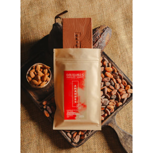 Tablette de chocolat au lait aux amandes caramélisées - Bean To Bar - 100g Bio