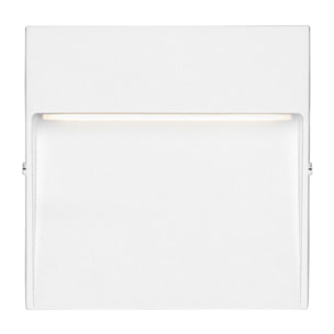 Forlight Nod Square - Foco LED Exterior IP65 de Superficie para Pared. Lámpara de Pared para Señalizar Caminos | Escaleras y Ro