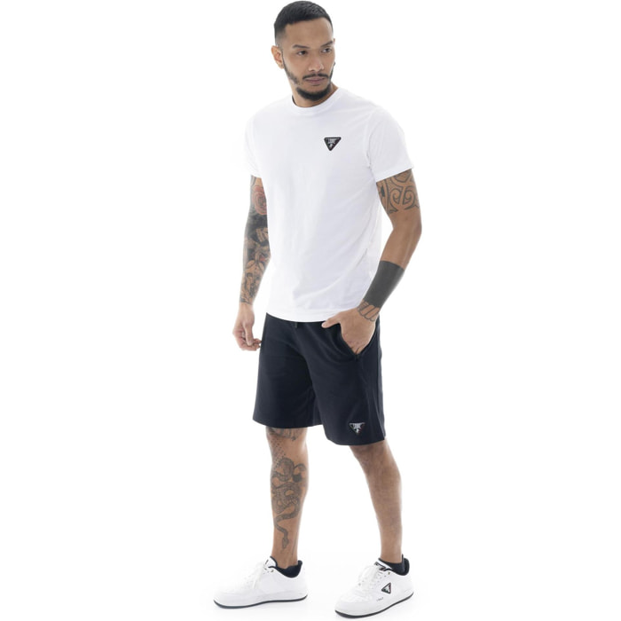 Pantaloncini da uomo in cotone non garzato Leone Patch