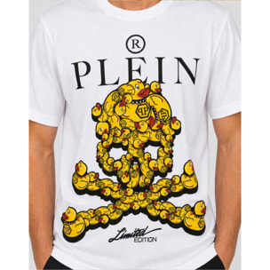 PHILIPP PLEIN Camiseta de cuello redondo y manga corta SKULL