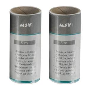 Lot de 2 recharges adhesives 5m MSV