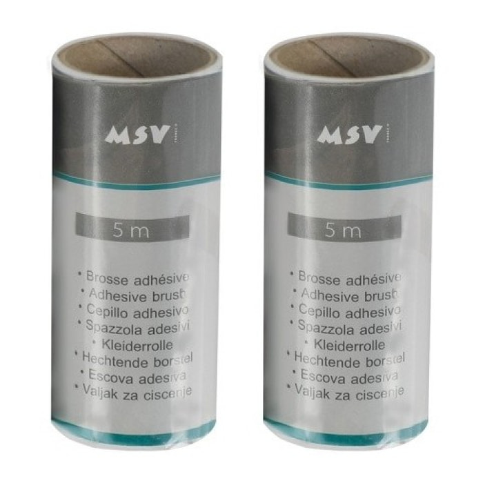 Lot de 2 recharges adhesives 5m MSV