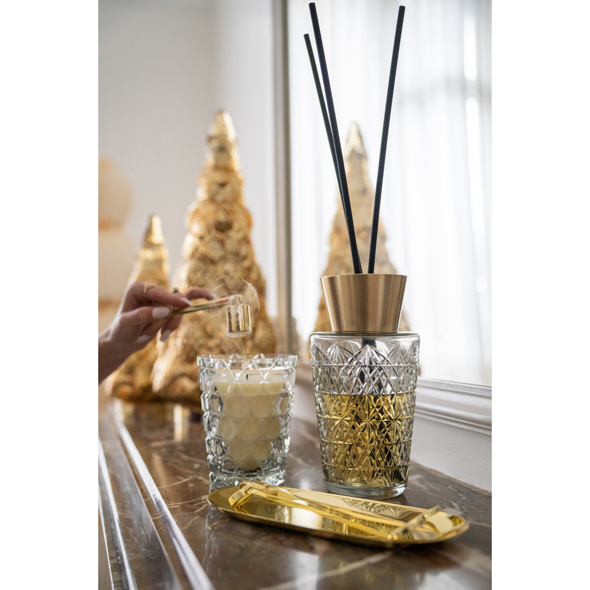 J-Line éteignoir À Bougie Candle Kit - fer - or