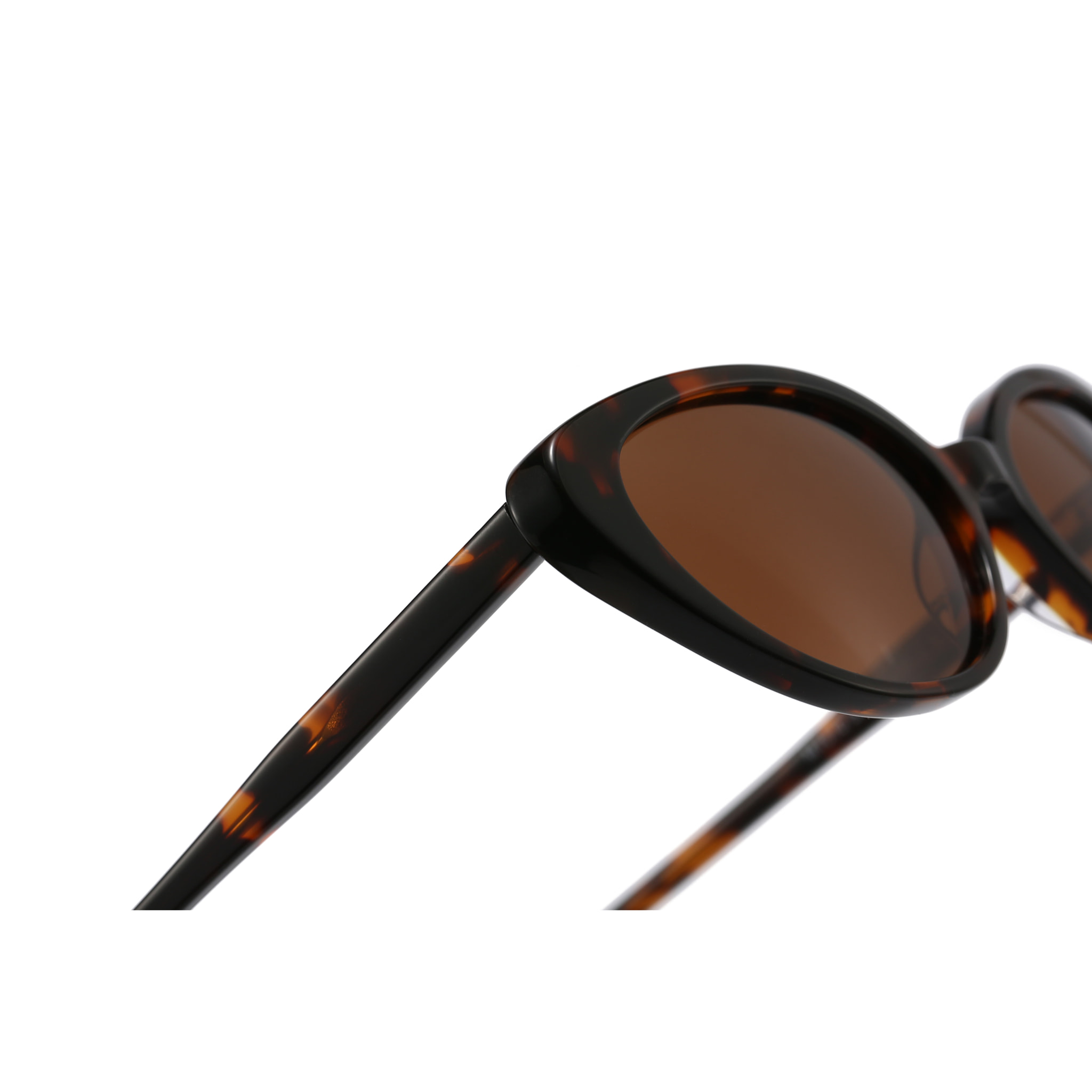 Gafas de sol OCEAN LA PLAGE PALOMBAGGIA - Negro brillante / Ahumada