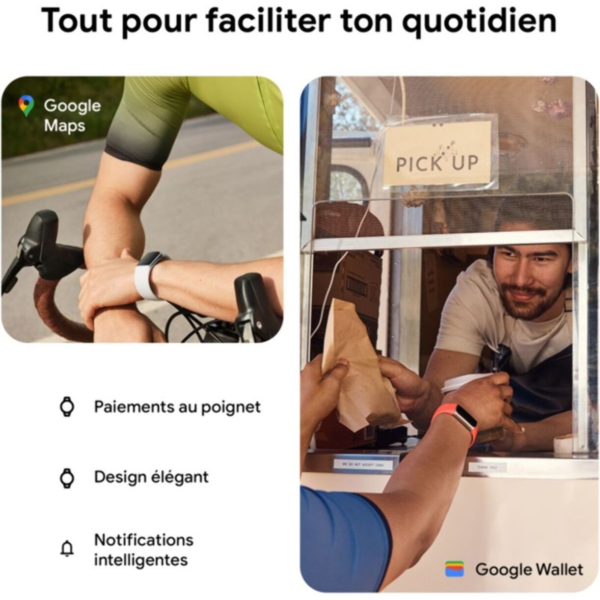 Bracelet connecté FITBIT Charge 6 Noir