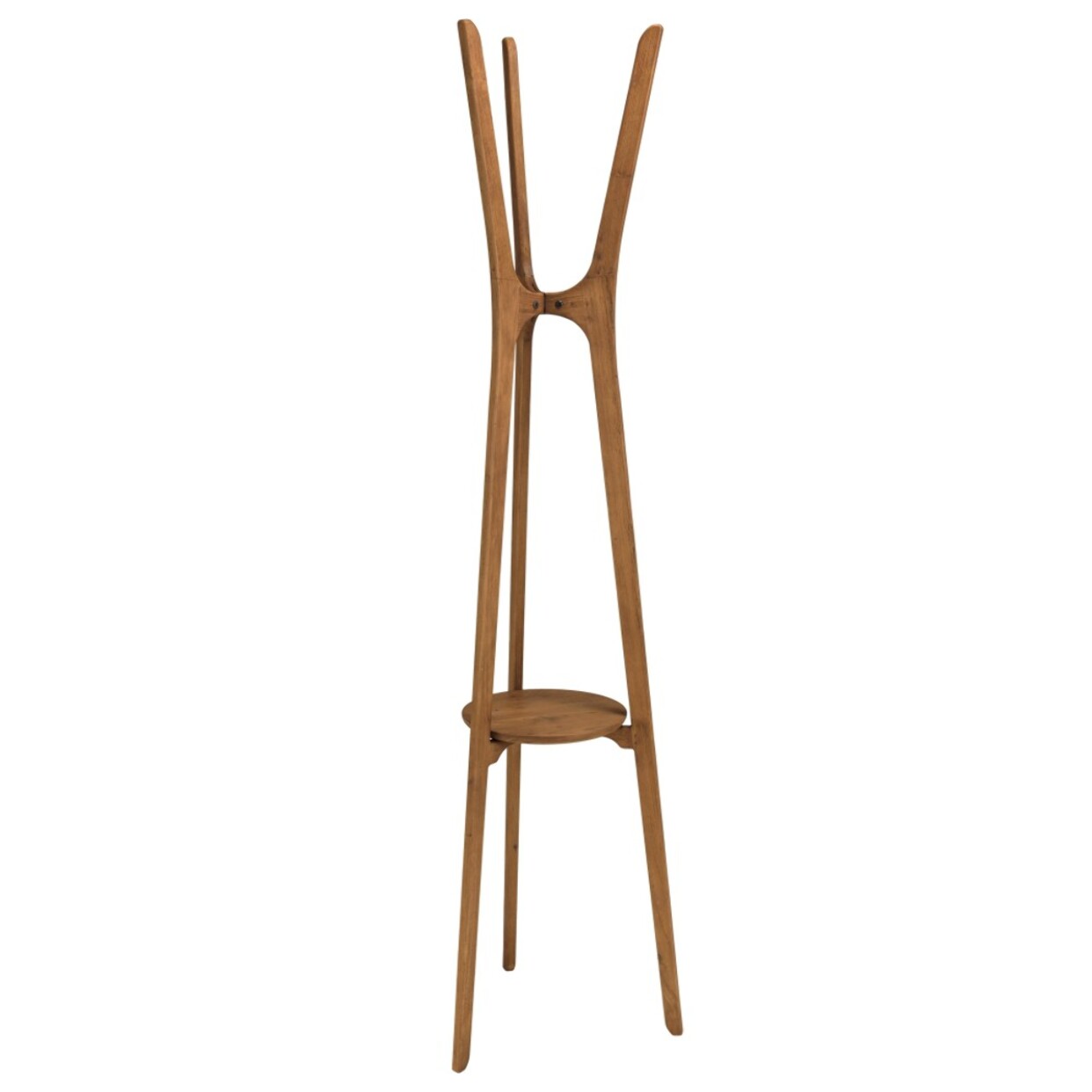 SIXTINE - Porte-manteau en bois de teck recyclé