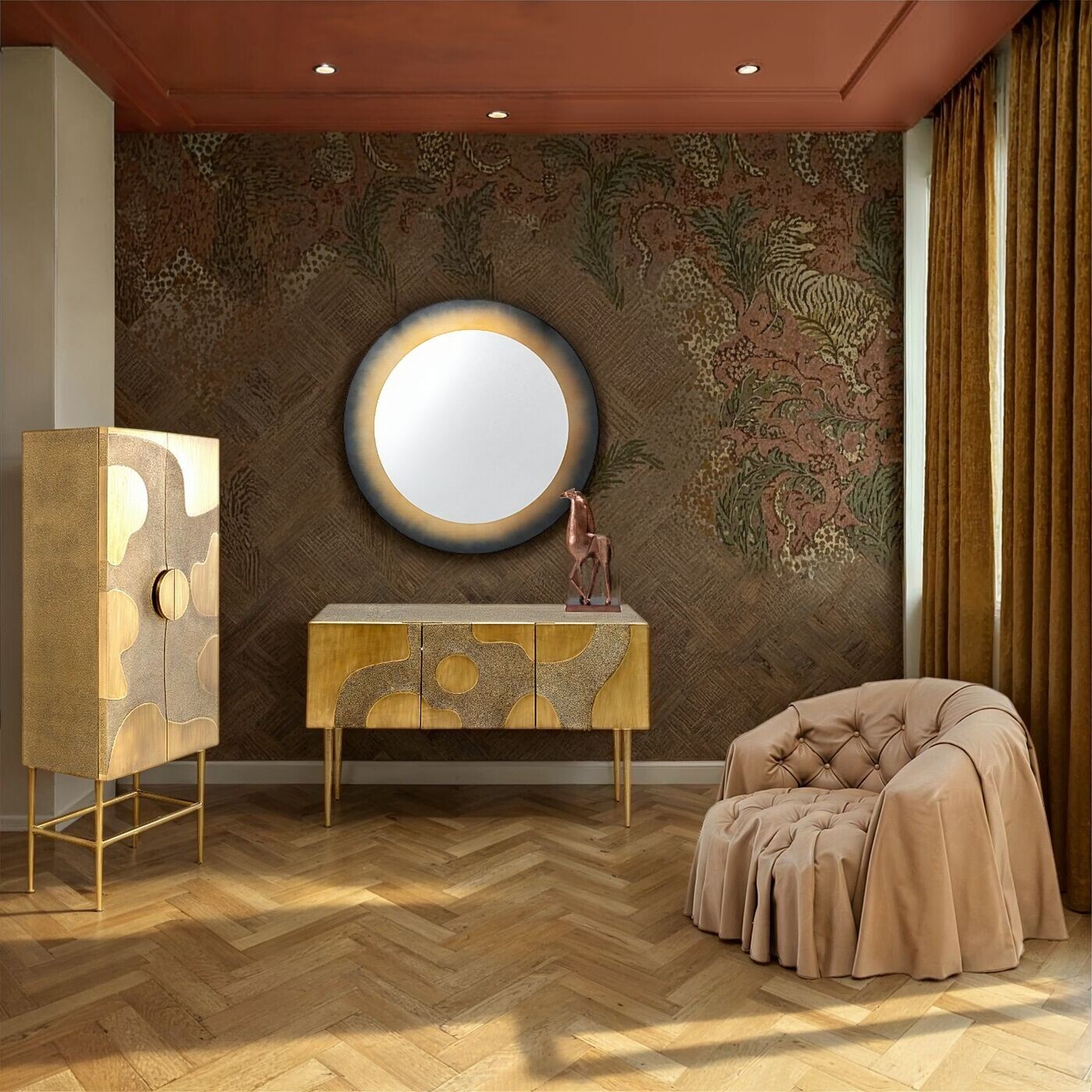 Fauteuil Drapes Kare Design