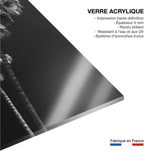 Tableau noir et blanc Ambiance Californie Tableau plexiglas