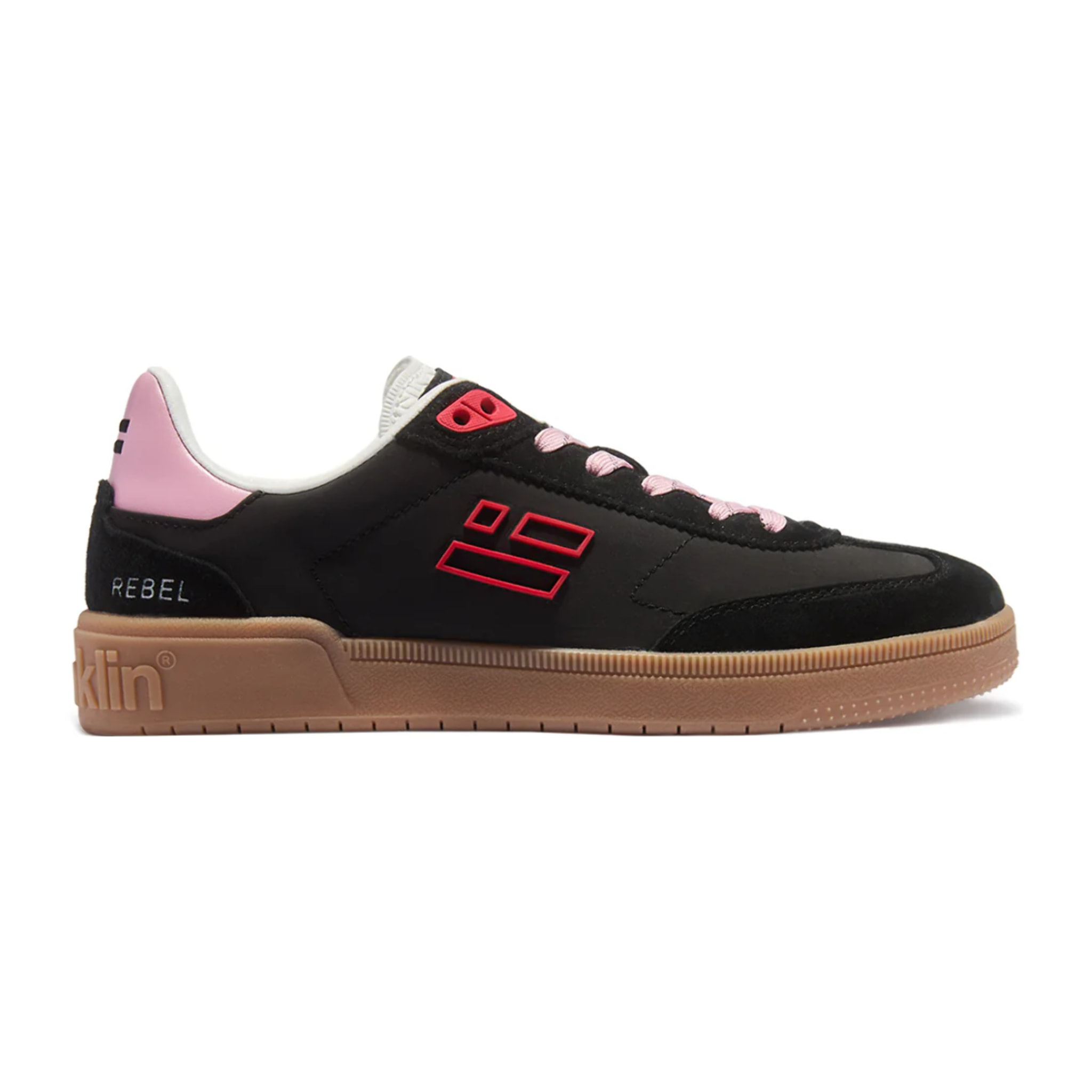 Zapatillas Bajas de Mujer Rebel Love Edición San Valentín en Negro