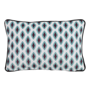 Cojin Velvet Flores Geometrico 45x13x30 Cm