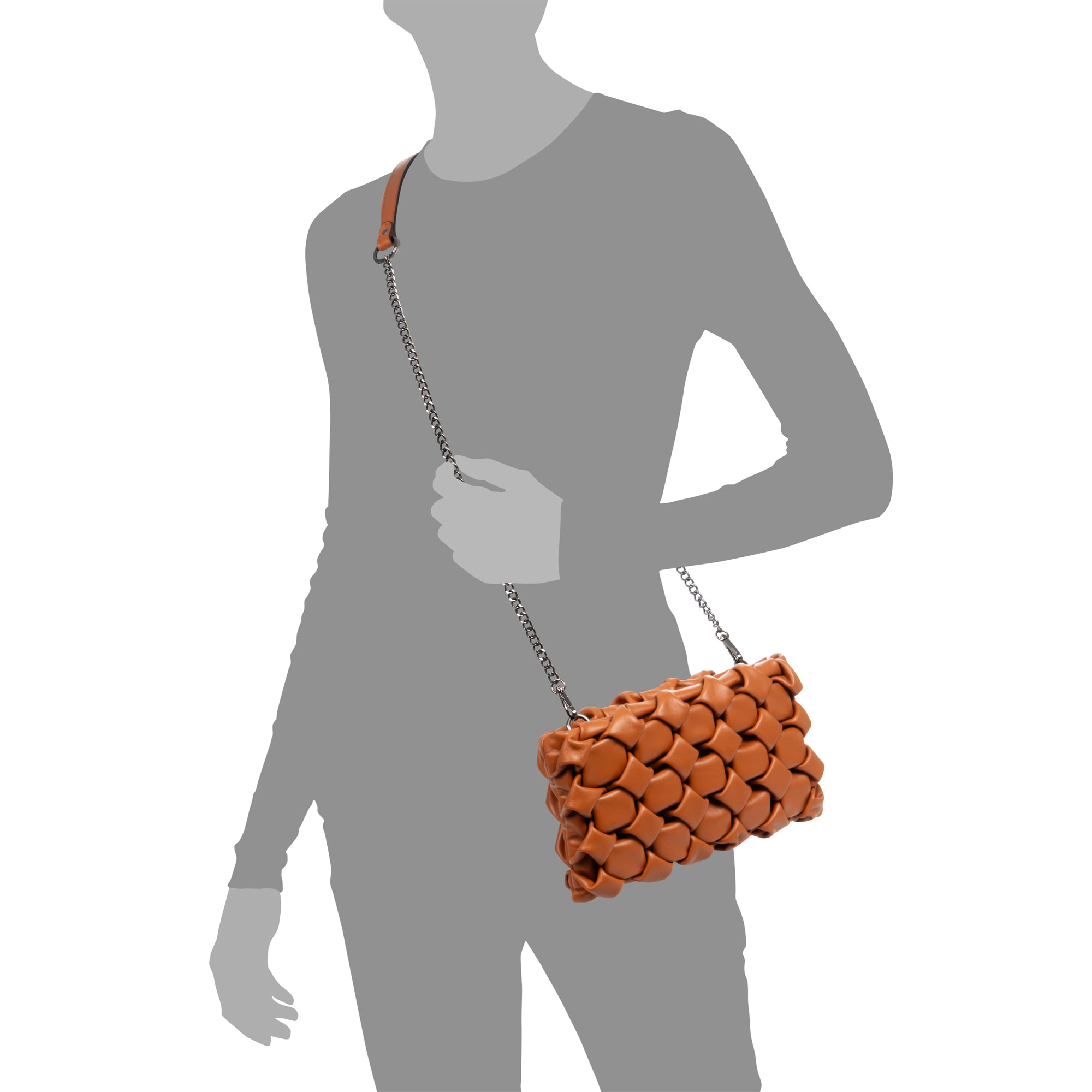 Armento bolso bandolera mujer. Piel de cabra auténtica con diseño exclusivo.